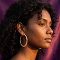 Gold Textured Grain Large Hoop Earrings | S.W.ANJ