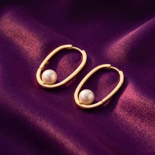 Gold Asymmetrical Ombre Drop Earrings – Green to Amber Crystals, Anti-Tarnish