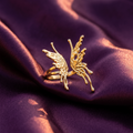 Gold Molten Butterfly Wing Open Ring | S.W.ANJ